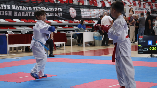 Asya Önel Türkiye Minikler Karate Şampiyonası, Tekirdağ'da sona erdi