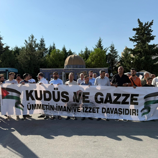 Mardin'de İsrail'in Gazze'ye saldırıları protesto edildi