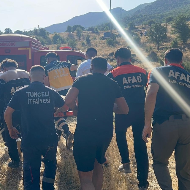 Pülümür Nehri'nde akıntıyla sürüklenen 2 arkadaştan 1'i boğuldu