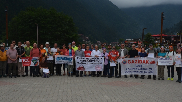 Trabzon'da "Uluslararası Demirkapı Dağcılık Şenliği" yapıldı