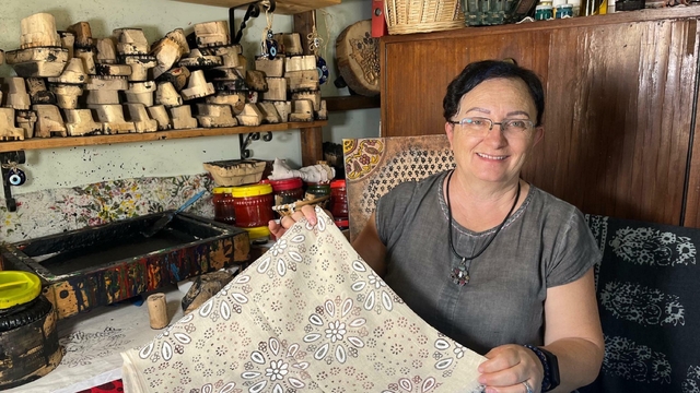 Tokat'ın yöresel sanatı 'yazmacılığı' İzmir'de yaygınlaştırıyor