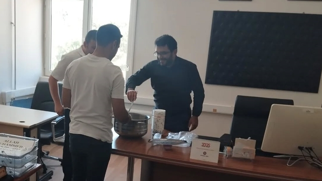 Ağın İlçe Müftülüğünden aşure ikramı