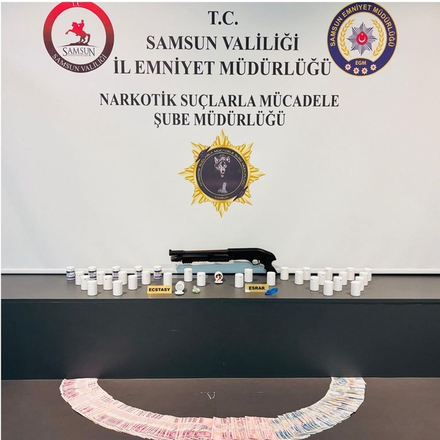 Samsun'da uyuşturucu operasyonunda 7 zanlı yakalandı