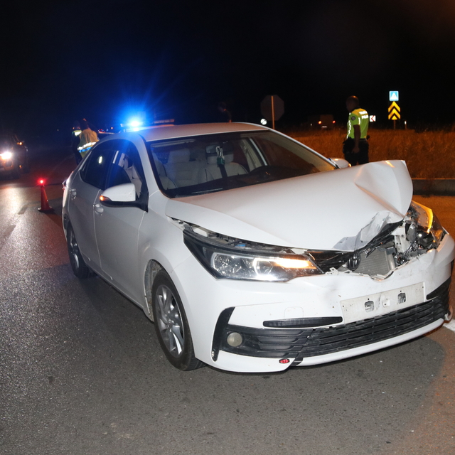 Amasya'da zincirleme trafik kazasında 2 kişi yaralandı