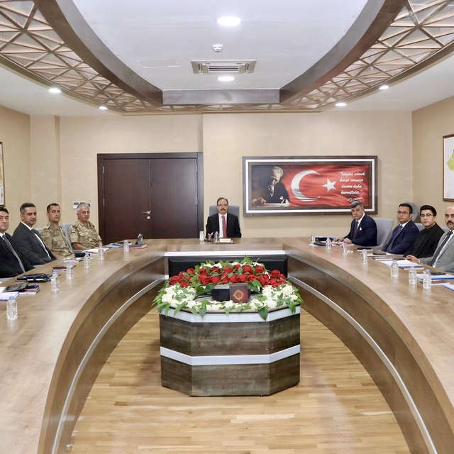 Siirt'te İl Güvenlik ve Asayiş Koordinasyon Toplantısı yapıldı