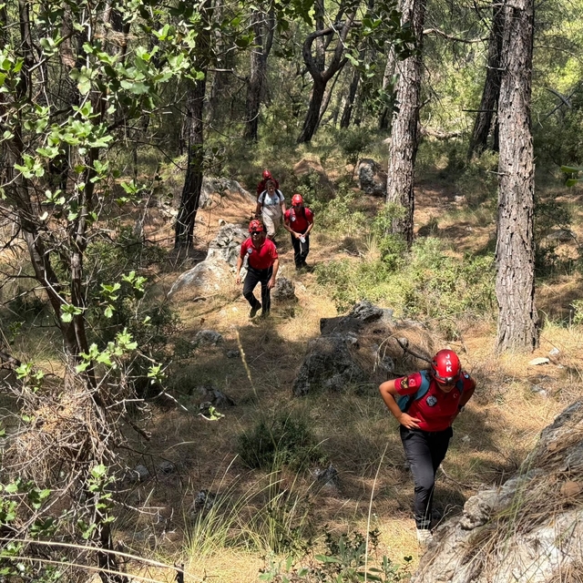 Fethiye'de ormanlık alanda kaybolan turist bulundu