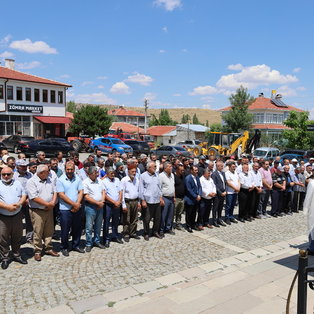 Elmalık köyünde yağmur duası yapıldı