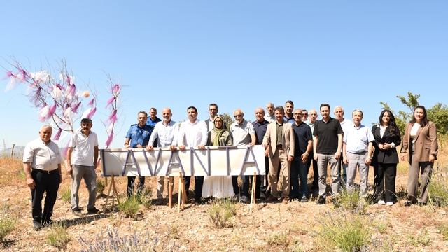 Ladik'te lavanta bahçesi törenle hizmete açıldı