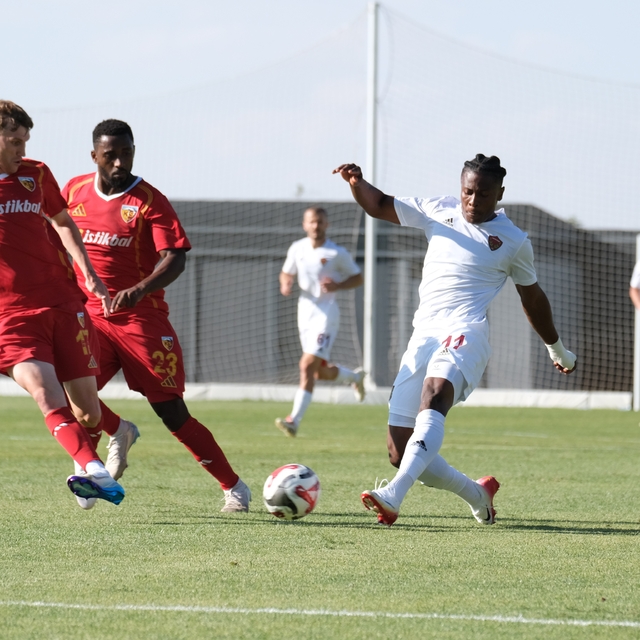 Hatayspor hazırlık maçında Kayserispor'a 3-1 mağlup oldu