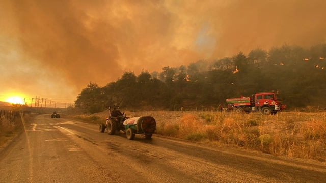 Sakarya'da çıkıp Bilecik'e sıçrayan orman yangını yayıldı; 4 köy tahliye edildi