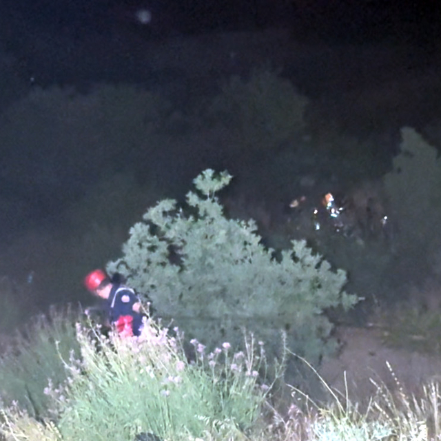 Tokat'ta motosikletli, 35 metrelik uçuruma yuvarlanıp ağır yaralandı