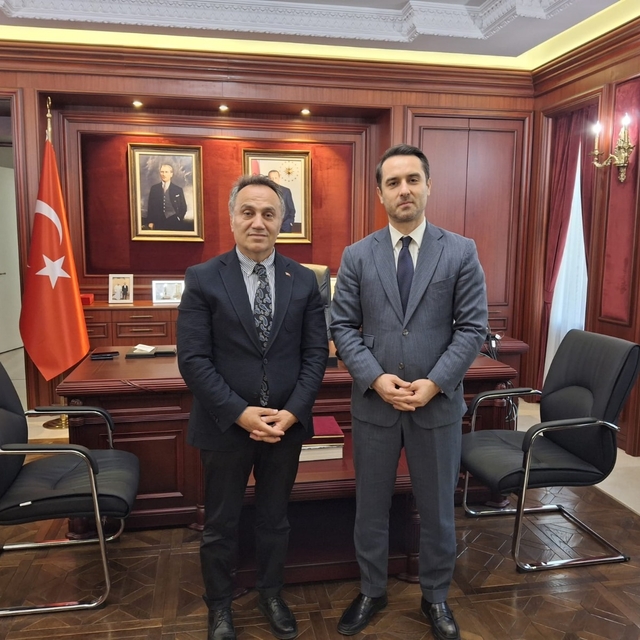 TOGÜ Rektörü Yılmaz'dan Taşkent Büyükelçisi Ufuk Ulutaş'a ziyaret