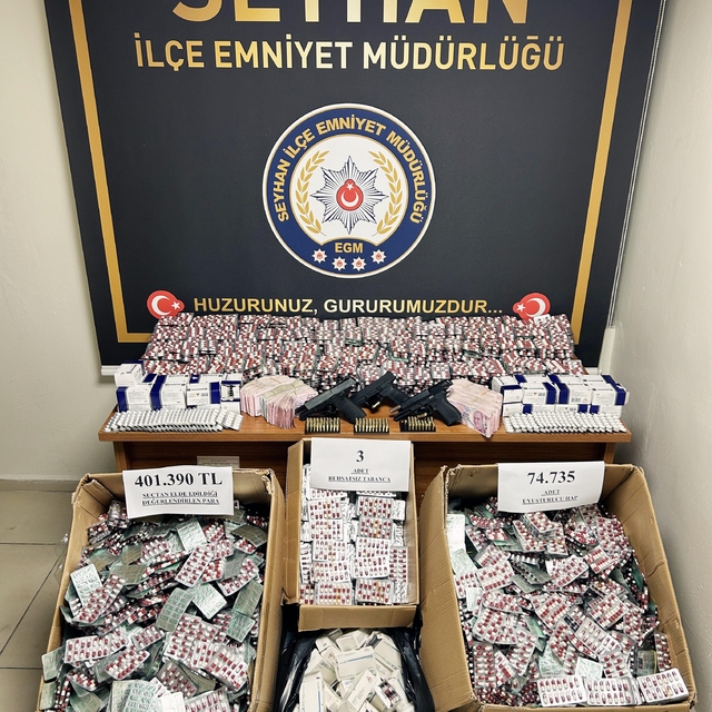 Adana'da uyuşturucu operasyonunda yakalanan 3 zanlı tutuklandı