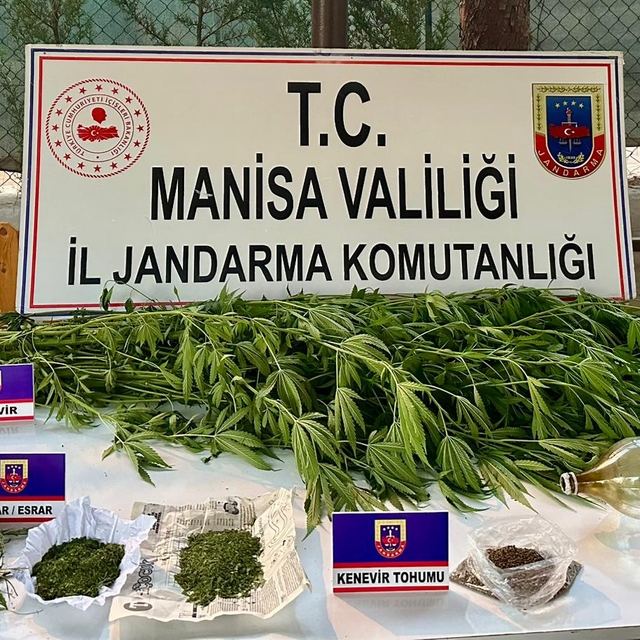 Sarıgöl'de evinde uyuşturucu bulunan şüpheli yakalandı