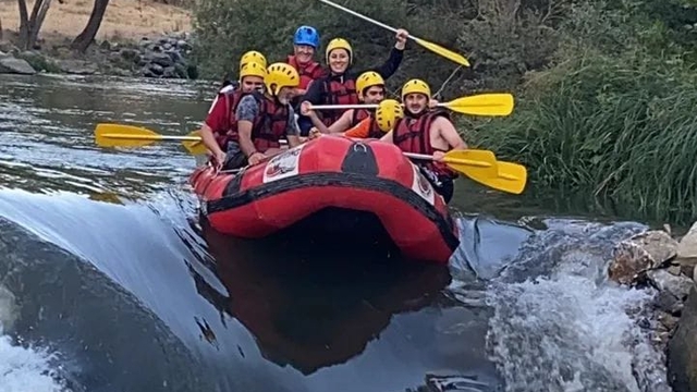 Bursa'daki Orhaneli Rafting Parkuru doğaseverleri ağırlıyor