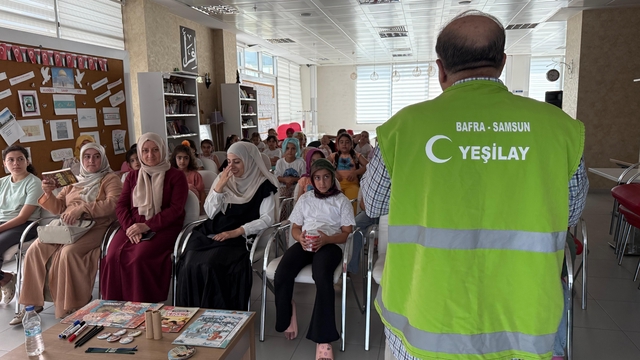 Yeşilay Bafra Temsilciliğinden gençlere "bağımlılık farkındalık eğitimi"