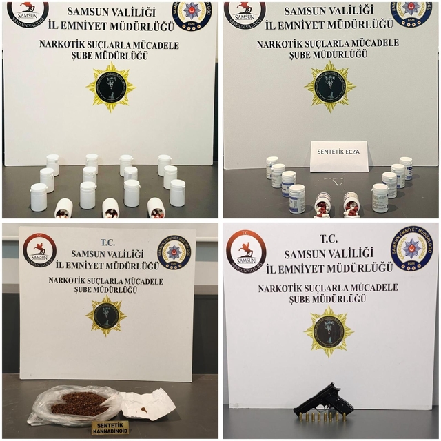 Samsun'da uyuşturucu operasyonunda 6 zanlı yakalandı