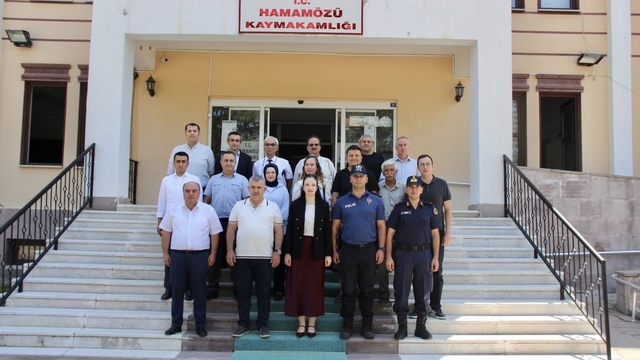 Hamamözü Kaymakamı Büşra Erdoğan Duramaz ilçeye veda etti