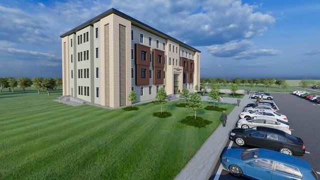 Kırşehir'e çevreci uygulamalarıyla modern bir kamu hizmeti binası kazandırılıyor