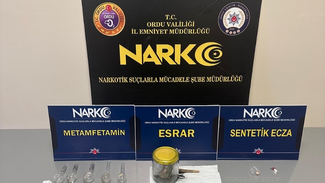 Ordu'da uyuşturucu operasyonlarında yakalanan 4 zanlı tutuklandı