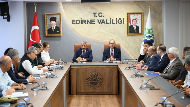 Edirne'de "Su Yönetimi Değerlendirme Toplantısı" düzenlendi