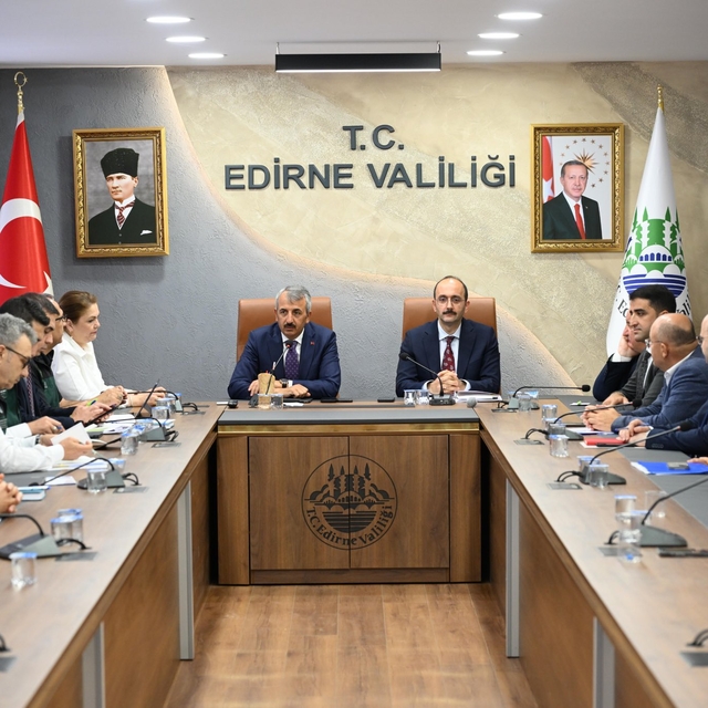 Edirne'de "Su Yönetimi Değerlendirme Toplantısı" düzenlendi