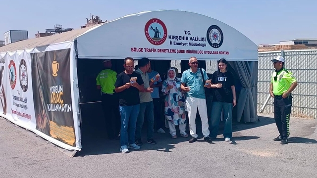 Kırşehir'de sürücüler "Yaşam Tüneli"nde bilgilendiriliyor