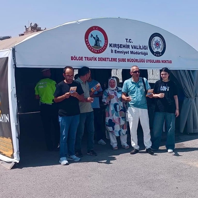 Kırşehir'de sürücüler "Yaşam Tüneli"nde bilgilendiriliyor