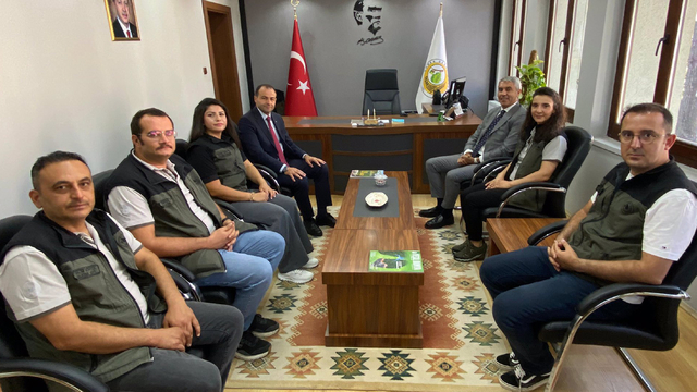 Beypazarı Kaymakamı Coşkun'dan Orman İşletme Müdürlüğüne ziyaret