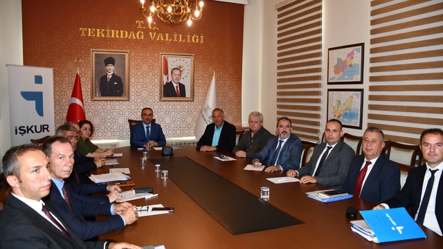 Tekirdağ İl İstihdam ve Mesleki Eğitim Kurulu Toplantısı yapıldı