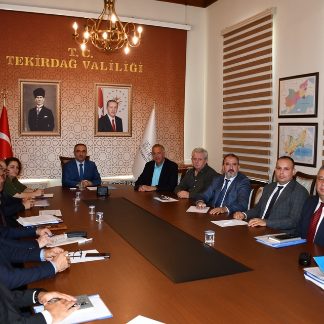 Tekirdağ İl İstihdam ve Mesleki Eğitim Kurulu Toplantısı yapıldı