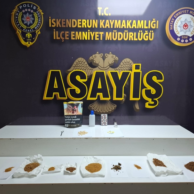 Hatay'da uyuşturucu operasyonunda 7 şüpheli yakalandı