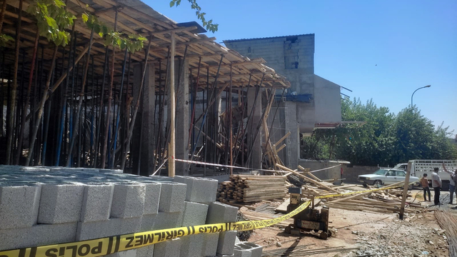 Şanlıurfa'da inşaatta tablanın çökmesi sonucu 7 işçi yaralandı