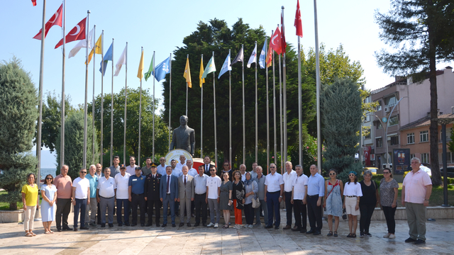 Atatürk'ün Karamürsel'e gelişinin 92. yıl dönümü kutlandı
