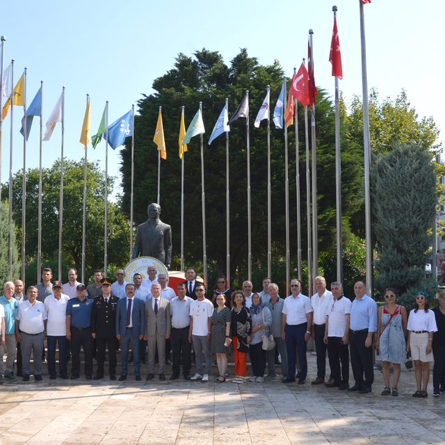 Atatürk'ün Karamürsel'e gelişinin 92. yıl dönümü kutlandı