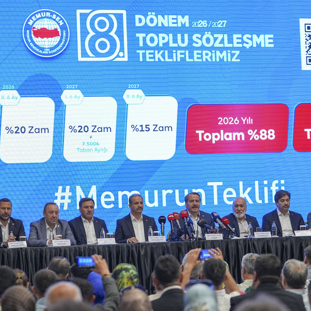 Memur-Sen, 8. Dönem Toplu Sözleşme taleplerini açıkladı