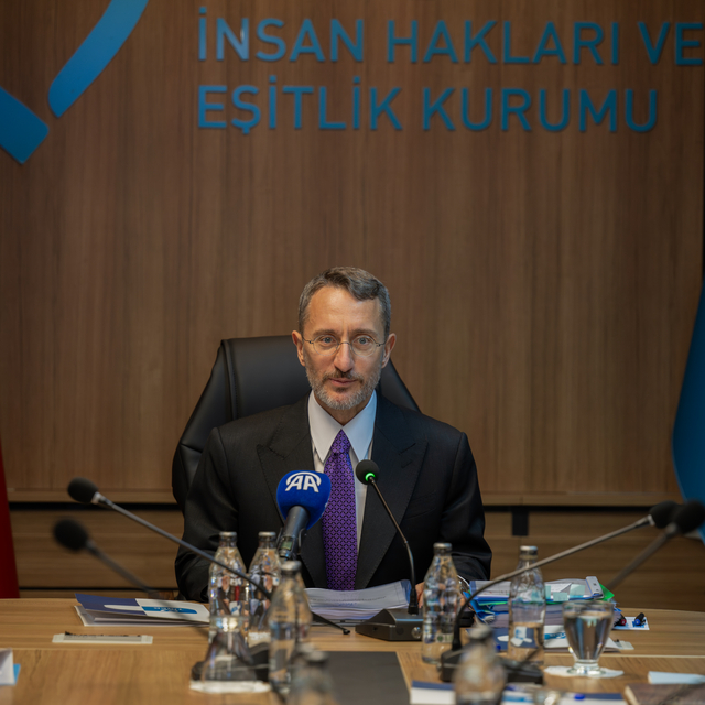 TİHEK'in yeni dönemdeki ilk kurul toplantısı Fahrettin Altun başkanlığında...