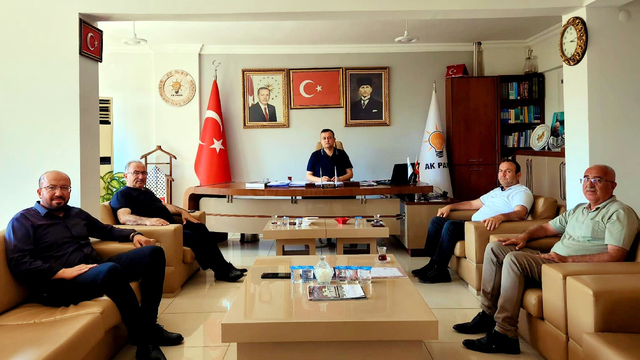 AK Parti Polatlı İlçe Başkanı Teke'den, Beypazarı İlçe Başkanı Etili'ye ziyaret