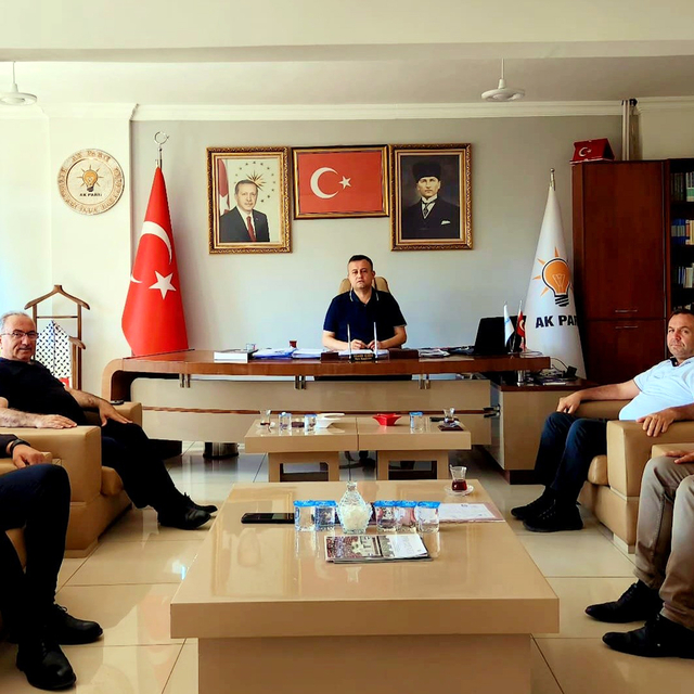 AK Parti Polatlı İlçe Başkanı Teke'den, Beypazarı İlçe Başkanı Etili'ye ziy...