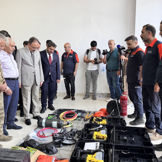 Siirt'te "AFAD Destek Gönüllüleri Kimlik Kartı Dağıtım Töreni" düzenlendi