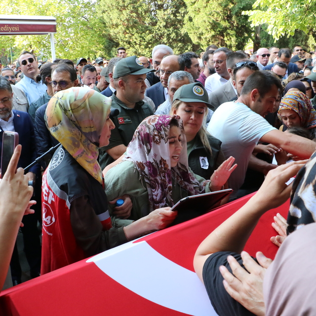 Orman şehidi Dereli, son yolcuğuna uğurlandı