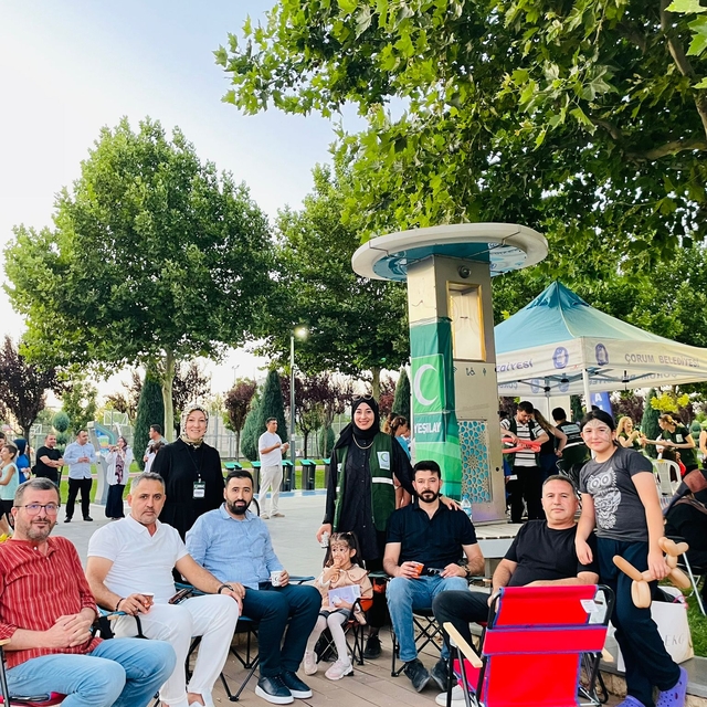 Yeşilay Çorum Şubesi bağımlılıkla mücadeleye dikkat çekti