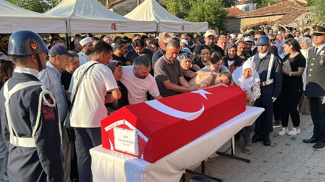 Şehit orman işçisi Kocaman, Eskişehir'de son yolculuğuna uğurlandı