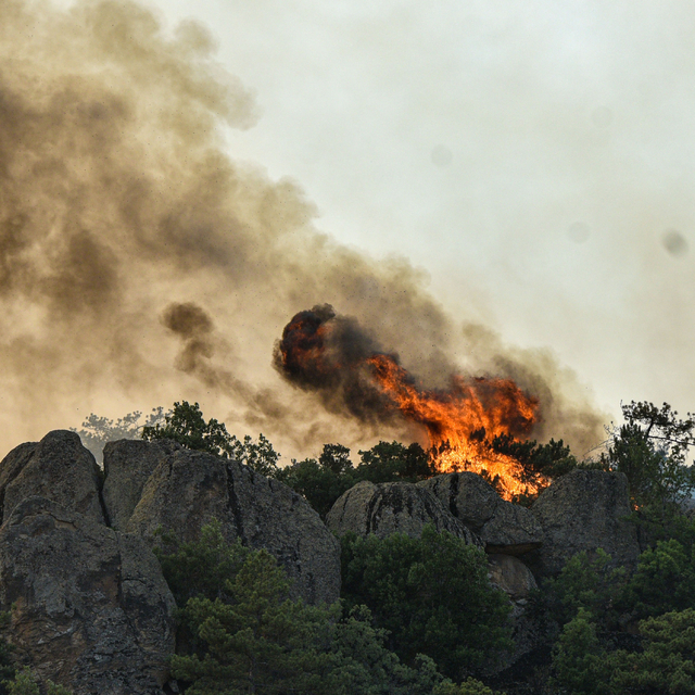 Eskişehir'de çıkan orman yangını, 3'üncü günde Afyonkarahisar'da sürüyor (5...