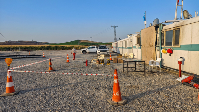 Diyarbakır'da petrol sondaj kuyusu sahasında çıkan yangında 8 kişi yaralandı