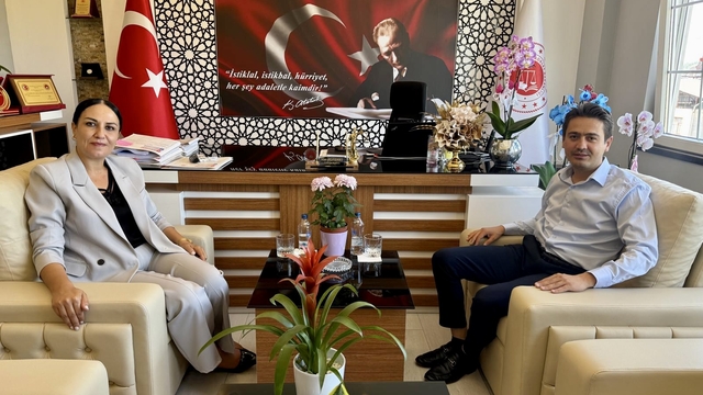 Seydikemer Kaymakamı Dilekli, Başsavcısı Konukcu'yu ziyaret etti