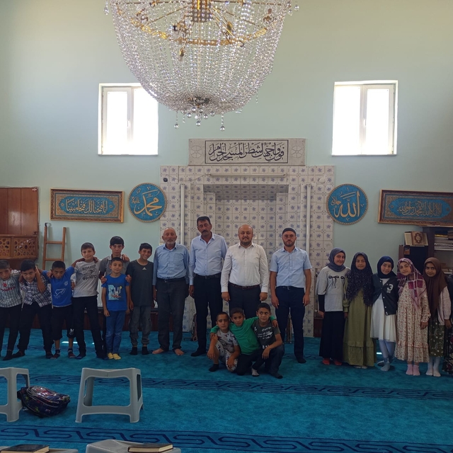 Ulaş Müftüsü İçli, Kur'an kursu öğrencilerini ziyaret etti