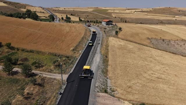 Kocasinan'da 15 kilometrelik grup yol tamamlanma aşamasına geldi