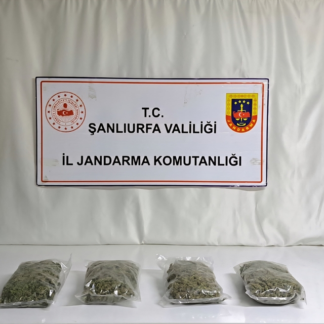 Şanlıurfa'da uyuşturucu operasyonunda 3 şüpheli yakalandı