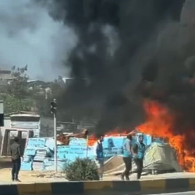 Gaziantep'te inşaat alanında çıkan yangın söndürüldü